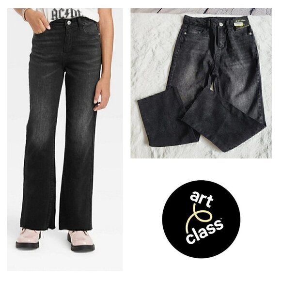 Art Class, Girls' High-Rise Dad Jeans, 3KIDE-BV - Picture 1 of 4